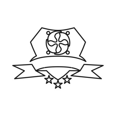 kalkan şerit yıldız Taahhüt Teamwork Birlikte Anahat Logo