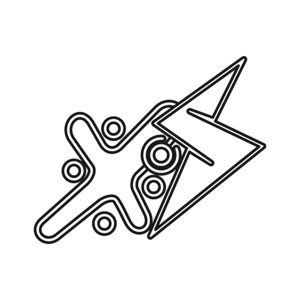 Совместная работа в команде Вектор наброска логотипа — стоковый вектор