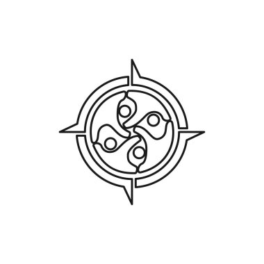 macera pusulası Commitment Teamwork Together Anahat Logosu