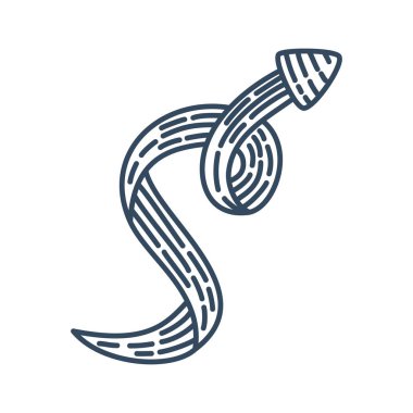 Dalga Ok Yönü toplama Vektör anahattı 