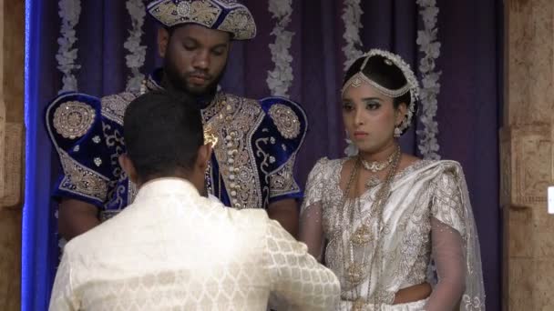 Wadduwa Sri Lanka Mayıs 2018 Sri Lanka Güzel Bir Düğün — Stok video