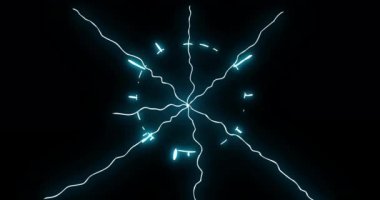4 Basamaklı Saldırı Elektrik Karikatür Elemanları Animasyonu. Yıldırımsal Elektrik Saldırısı Parıltı Efekti ile Devir Elementlerini vurdu. Alfa kanalıyla 4K çözünürlüğü. .mov dosyalarını projene bırak.