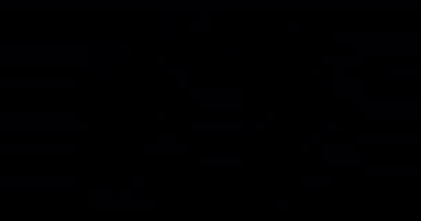 Шага Мультфильма Элементы Анимации Thunder Shock Spark Thunder Elements Glow — стоковое видео