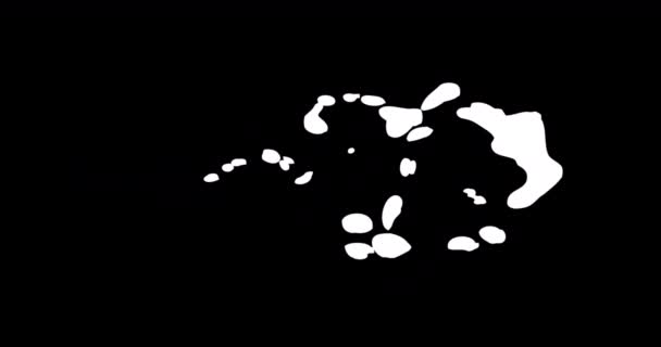 Liquid Transitions Flare Spread Step Hand Drawn Liquid Transitions Motion — Stok video