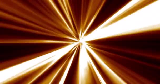 Hyperspace Warp Random Speed Zoom Yellow Orange Animation Hyperspace Warp — Stock Video