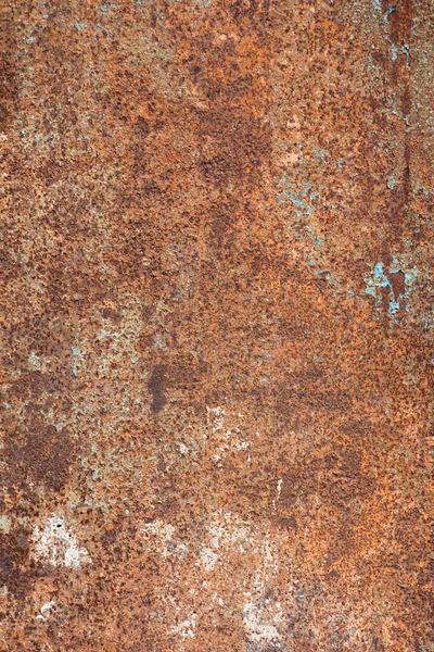 Boya kalıntılarıyla eski metalin pas dokusu - tasarım ve grafikler için arka plan.