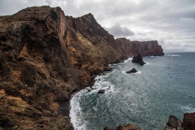 Ponta de Sao Lourenco Manzarası, Madeira, Portekiz