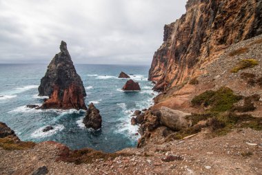 Ponta de Sao Lourenco Manzarası, Madeira, Portekiz