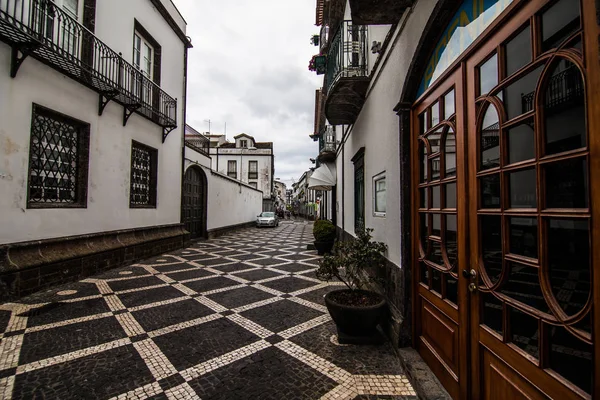 Ponta Delgada Portugal Julio 2018 Puertas Ciudad Centro Ponta Delgada — Foto de Stock