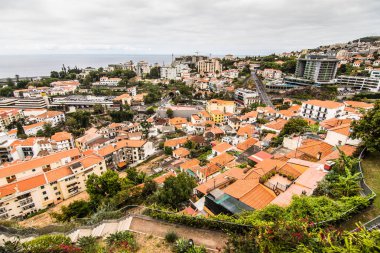Madeira Portekiz 'in Camara de Lobos kasabası - seyahat geçmişi