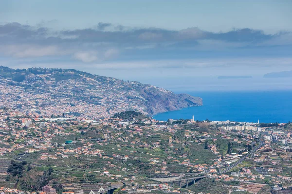 Εντυπωσιακό Βουνό Cabo Girao Θέα Από Την Πόλης Camara Lobos — Φωτογραφία Αρχείου