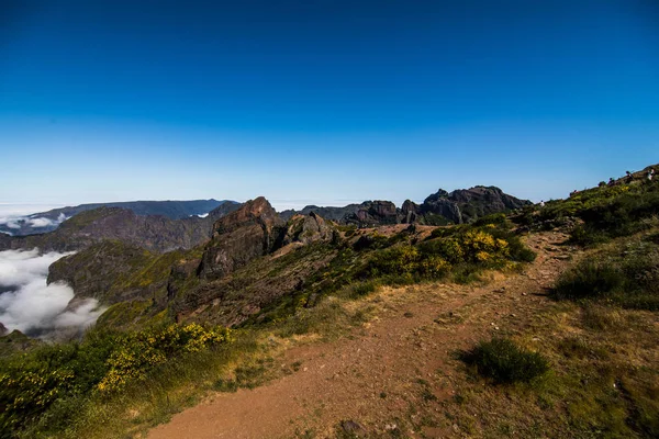 Pico Arieiro Bergkette Aussichtspunkt Auf Der Insel Madeira — Stockfoto