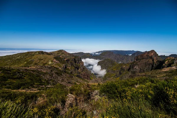 Pico Arieiro Bergkette Aussichtspunkt Auf Der Insel Madeira — Stockfoto