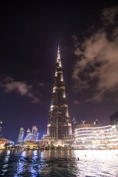 Dubai Émirats Arabes Unis Octobre 2018 Système Fontaine Record Sur — Photo