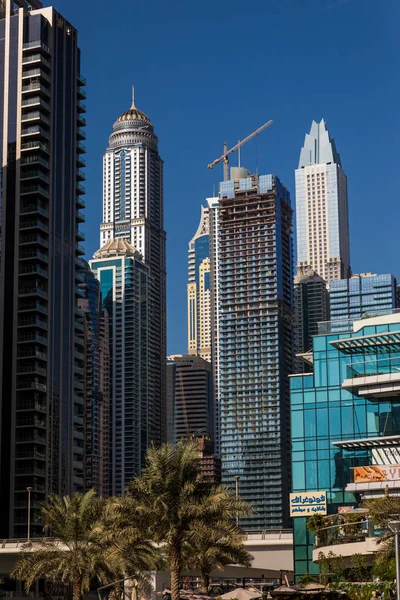 Dubai Marina Dubai Birleşik Arap Emirlikleri Ekim 2018 Gökdelenler — Stok fotoğraf