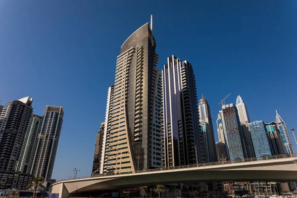 Dubai Förenade Arabemiraten Oktober 2018 Skyskrapor Dubai Marina — Stockfoto