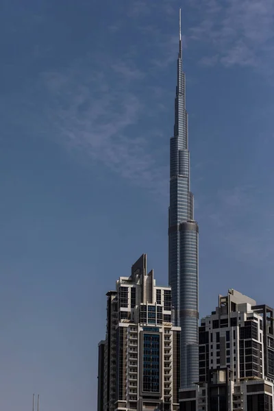 Dubai Émirats Arabes Unis Octobre 2018 Tour Burj Khalifa Gratte — Photo