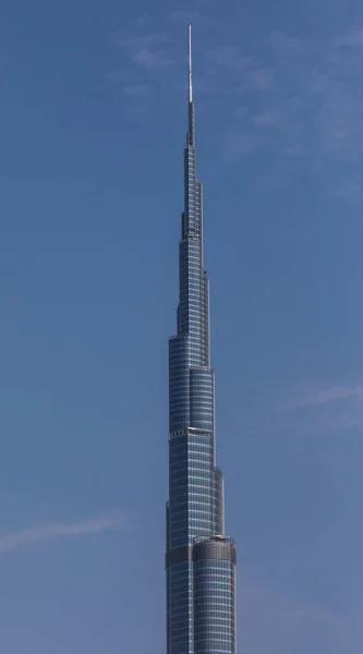Dubai Emirados Arab Unidos Outubro 2018 Torre Burj Khalifa Este — Fotografia de Stock