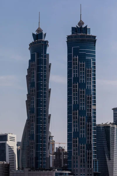 Dubai Uae November Modern Buildings Dubai Marina City Artificial Channel — Stock Photo, Image