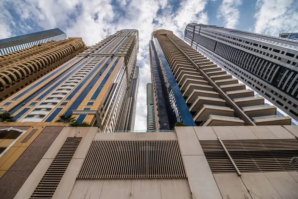 Dubai Förenade Arabemiraten Oktober 2018 Torn Skyskrapor Hotell Modern Arkitektur — Stockfoto
