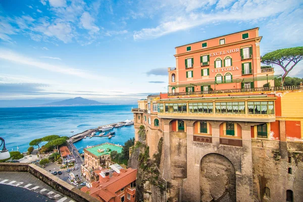 Sorrento, Italy - November, 2018: Old city street of Sorrento Amalfi coast in Italy — Stock Photo, Image