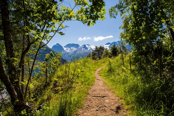 Hjorundfjord Und Sunnmore Alpen Bei Trandal More Romsdal Norwegen — Stockfoto