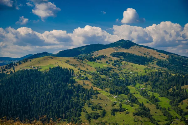 Schöner Sonniger Tag Der Berglandschaft Karpaten Ukraine Europa Schönheitswelt — Stockfoto