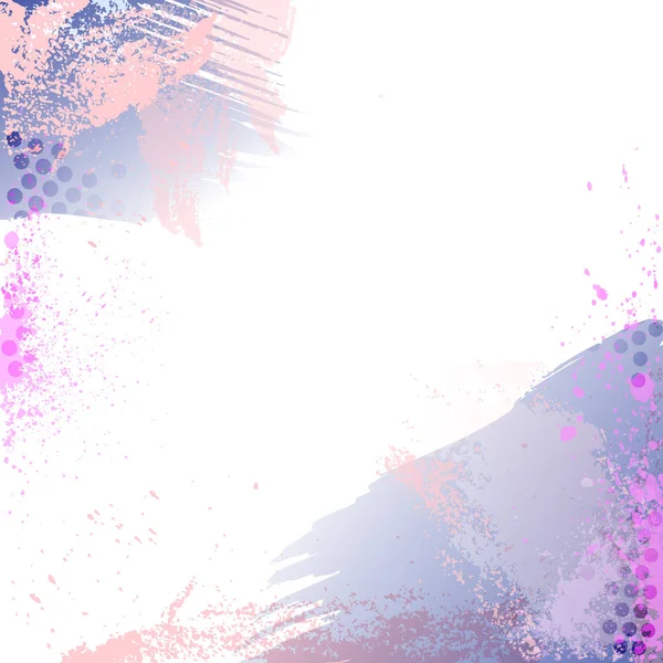 Hintergrund mit Farbspritzern, Abstraktion. Aquarell Hintergrund — Stockvektor