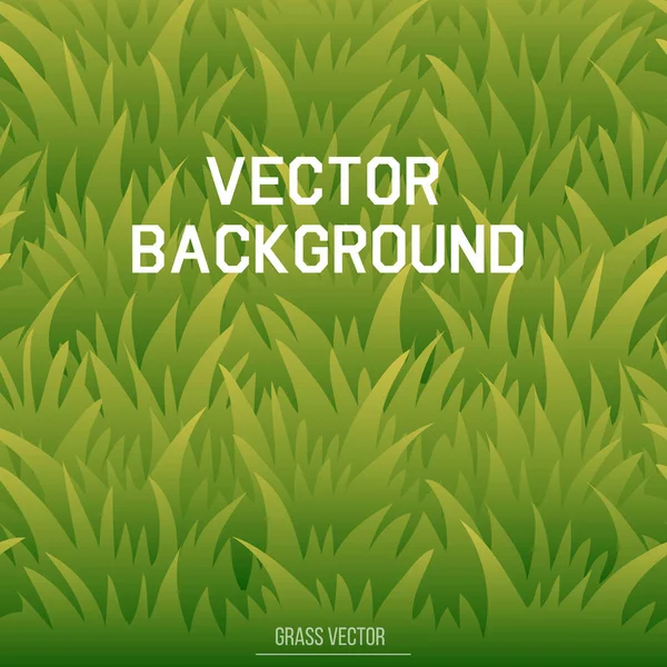 Зеленое травяное поле, бесшовный горизонтальный фон. Бесшовный вектор — стоковый вектор
