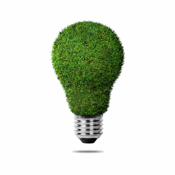 Лампочка Shape Tree - экологическая концепция Лицензионные Стоковые Фото