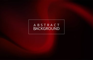 Siyah çizgileri, soyut şekilleri ve çizgileri olan zarif kırmızı gradyan tasarımı.
