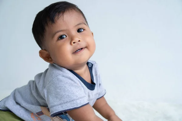 Cute Little Asin Baby Boy — Zdjęcie stockowe