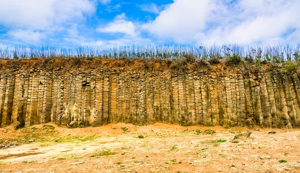 Der Faktor Der Säulenfuge Basalt Penghu Nationalpark — Stockfoto