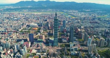 Güzel cityscape Taipei city, Tayvan