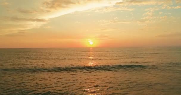 Прекрасного Захід Сонця Узбережжя Північної Тайваню — стокове відео