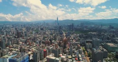 Güzel cityscape Taipei city, Tayvan