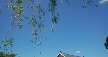 Gyeonghoeru köşkü Gyeongbokgung Sarayı 'ndaki bir bahçe havuzunda. 