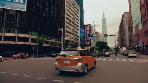 Hyperlapse Taipei Taiwan — Video Stock