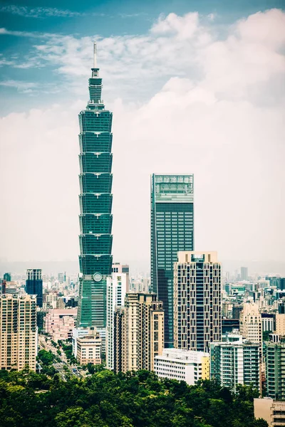 Aerial Taipei City Taiwan — Stock Photo, Image