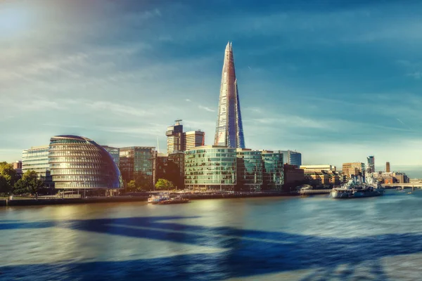 Prachtige Zonsopgang Van Shard Stedelijke Architectuur Skyline Van Londen — Stockfoto