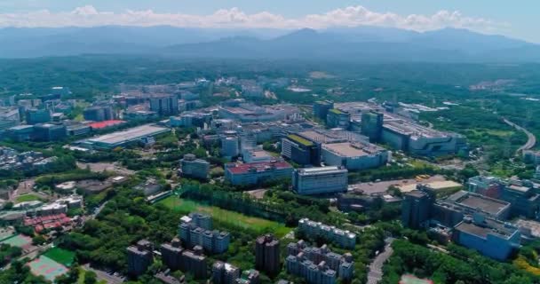 Foto Aérea Del Parque Científico Hsinchu Taiwán — Vídeos de Stock