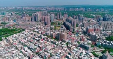 Tayvan 'daki Hsinchu Bilim Parkı' nın hava görüntüsü.