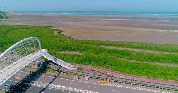 Aerial Shot Hsinchu Science Park Taiwan — Stock Video