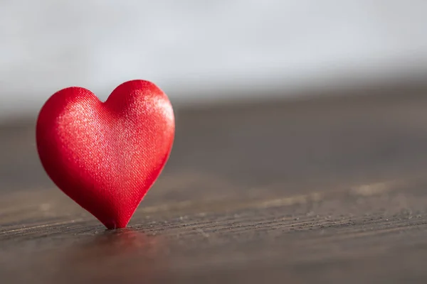 Красное Сердце День Святого Валентина Концепция День Святого Валентина Фон — стоковое фото