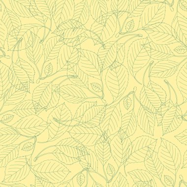 yaprakları ile desen