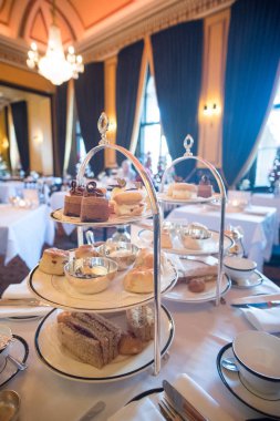 Öğleden sonra çay seti. Yumuşak odak