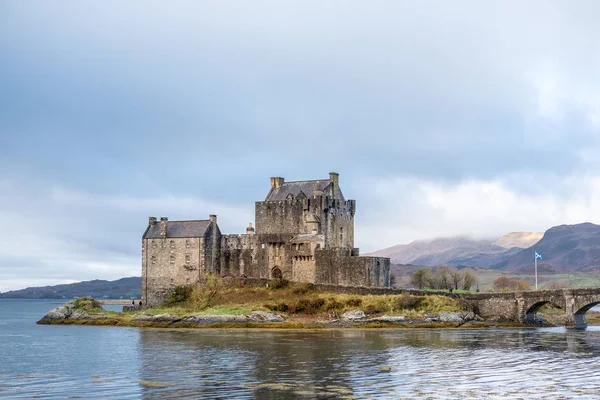 Eilean Donan Kasteel Dornie Kyle Van Lochalsh Schotse Hooglanden — Stockfoto