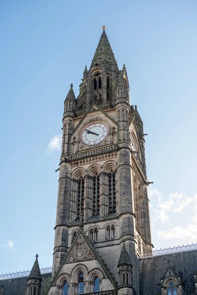 Manchester Town Hall, a Victorian, Neo-gothic municipal building in Manchester, United Kingdom