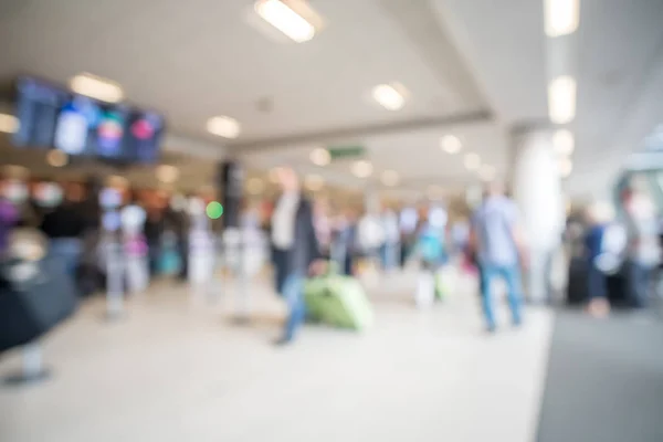 Imagen Borrosa Bokeh Personas Caminando Edimburgo Aeropuerto —  Fotos de Stock