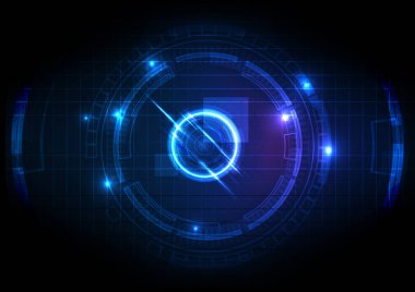 Açık mavi Merkez devre teknolojisi